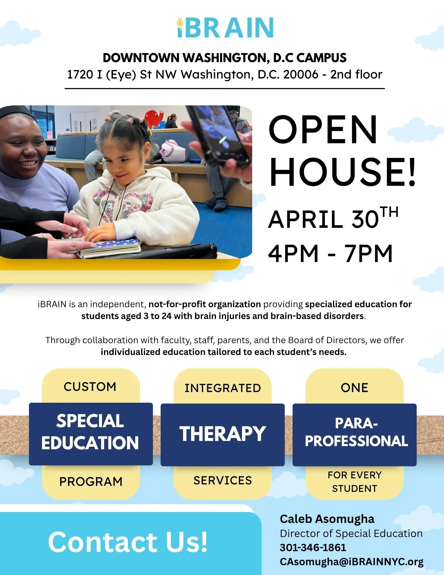 iBRAIN Open House - Downtown Washington, D.C. Campus